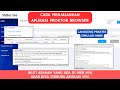 CARA MENJALANKAN APLIKASI PROKTOR BROWSER | UNTUK MODA ONLINE