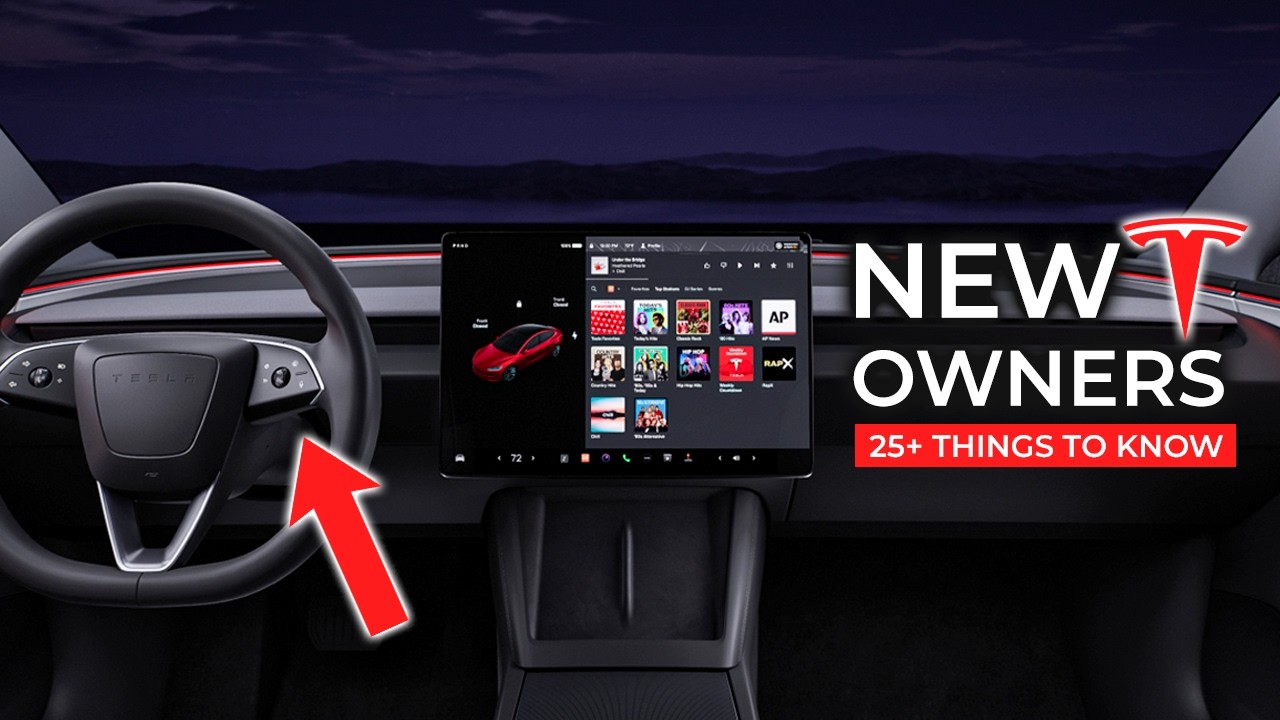 How to Drive Your New Tesla For the First Time (25+ Tips) - YouTube