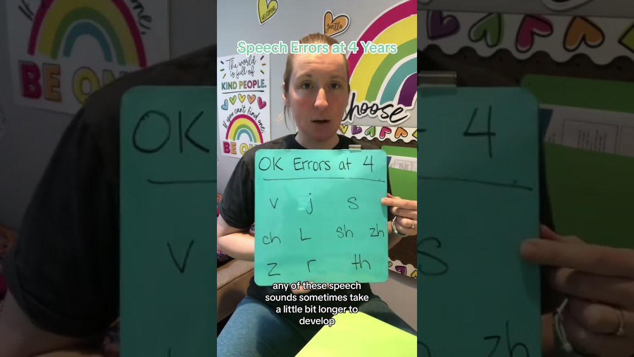 4 Year Old Speech Milestones