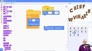 Animated Name/Word - Make Sprites Bounce Around