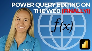 NEW: Power Query Editing on the Web (Power BI Service)