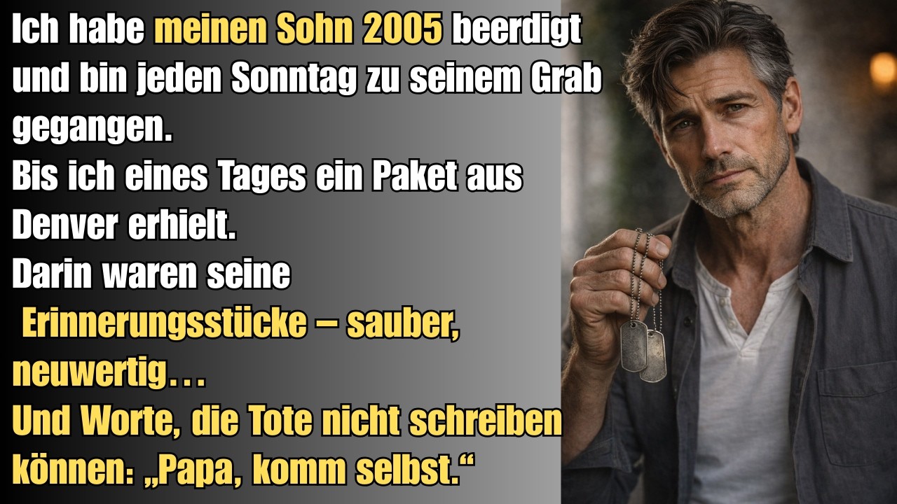 Sie haben meinen Sohn im Jahr 2005 beerdigt… Ich habe seine Gedenksteine ​​letzten Monat erhalten