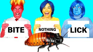 видео: Откуси Лизни или Ничего Челлендж | Вкусные Кухонные Лайфхаки от BaRaDa Challenge картинка: Откуси Лизни или Ничего Челлендж | Вкусные Кухонные Лайфхаки от BaRaDa Challenge