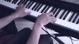 Video thumbnail of "La lluvia caera (Los Iracundos) piano tutorial"