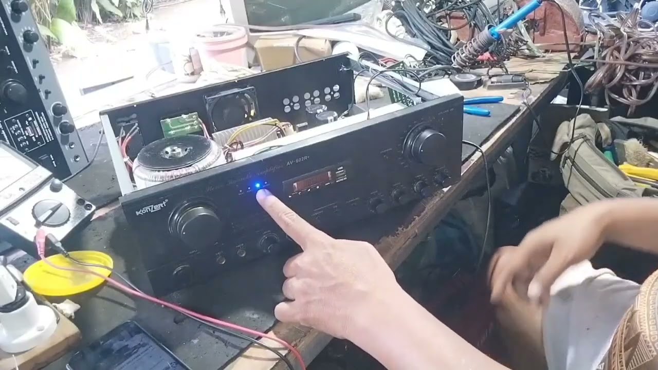 KONZERT AV-602R+ _ Line input selector not working - REPAIRED