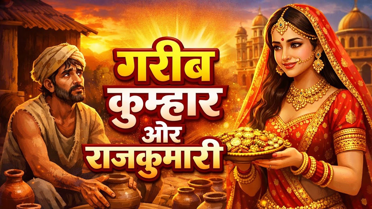 कुम्हार के जादुई बर्तन और राजकुमारी | Magical Potter and the Princess Story