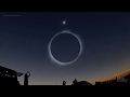 Total Solar Eclipse Flight: 360 degree sunset & flying through an eclipse