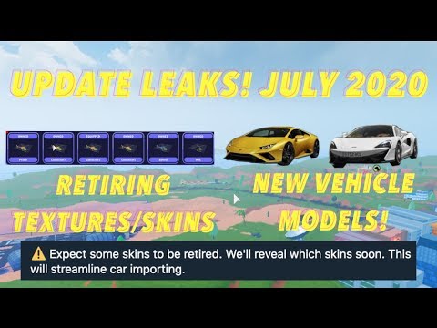 New Update Leaks By Asimo3089 For July 2020 Update Roblox Jailbreak Youtube - roblox jailbreak changelog