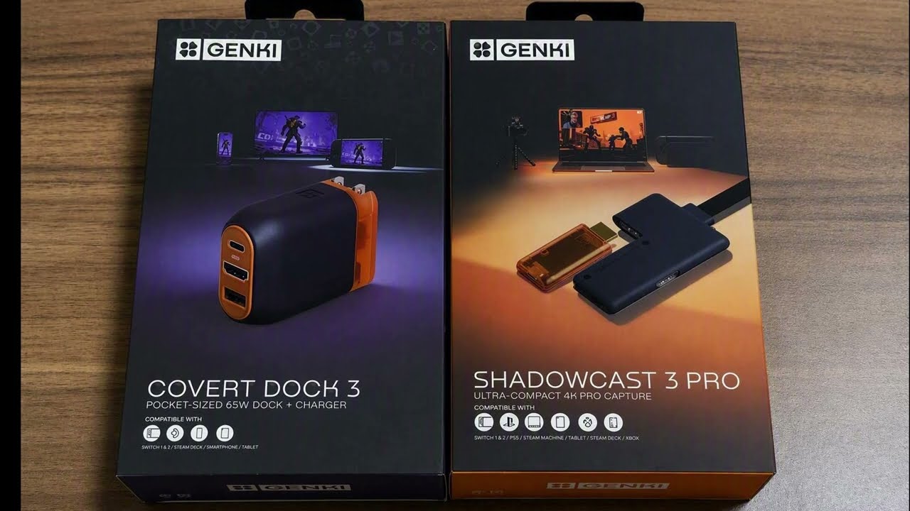 Switch2のドックがポケットサイズに。GENKI Covert Dock 3 & ShadowCast 3 Pro 開封レビュー【ゆっくり実況】