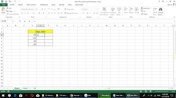 Cách sử dụng hàm ABS trong excel
