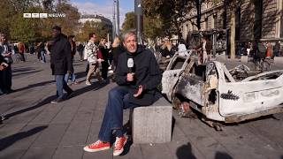 France the day after the wave of violence: correspondent walks through destroyed Paris