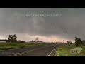 05-23-2024 Close range multivortex tornado destroys barns in Bald Prairie, Texas