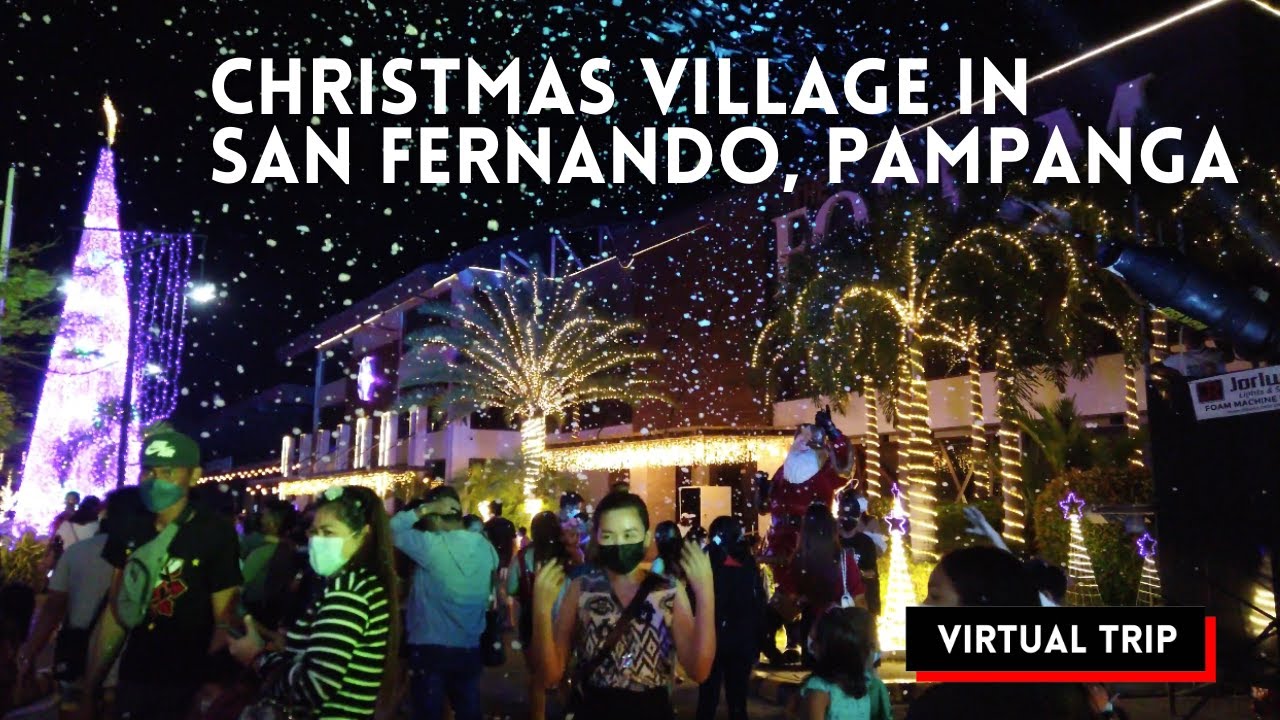 Experience the SNOW at the NIGHTS OF LIGHTS CHRISTMAS VILLAGE in the CITY of SAN FERNANDO
