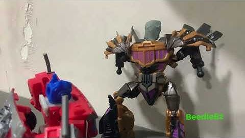 Scourge death (SPOILERS DO NOT WATCH IF U DIDNT SEE IT) #transformersstopmotion #riseofthebeasts