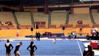 Devyn age 11 SF Classic 2017 Floor (first time competing Double Back)