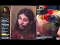 Live Portrait Painting Session | Finishing Up a Rembrandt Study