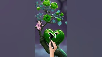 N🥰#letter name art status #video new #trending #love #viralvideo WhatsApp status video