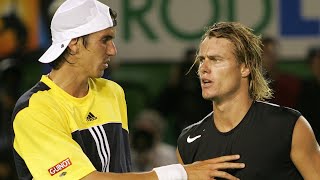 Lleyton Hewitt vs Juan Ignacio Chela 2005 Australian Open R3 Highlights