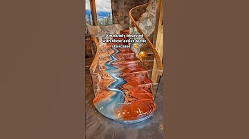 Aactive scene staircases! 😱😱#epoxyart  #epoxy #interiordesign #tiktokmademebuyit