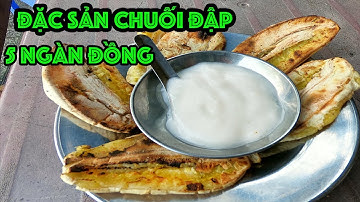 Phát cuồng với món đặc sản chuối đập nước cốt dừa vừa ngon vừa rẻ