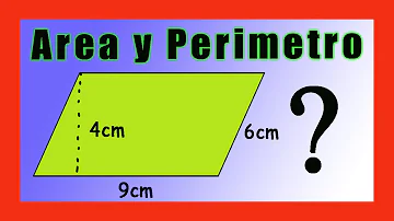 ¿Cómo se calcula el área y el perímetro de un paralelogramo?