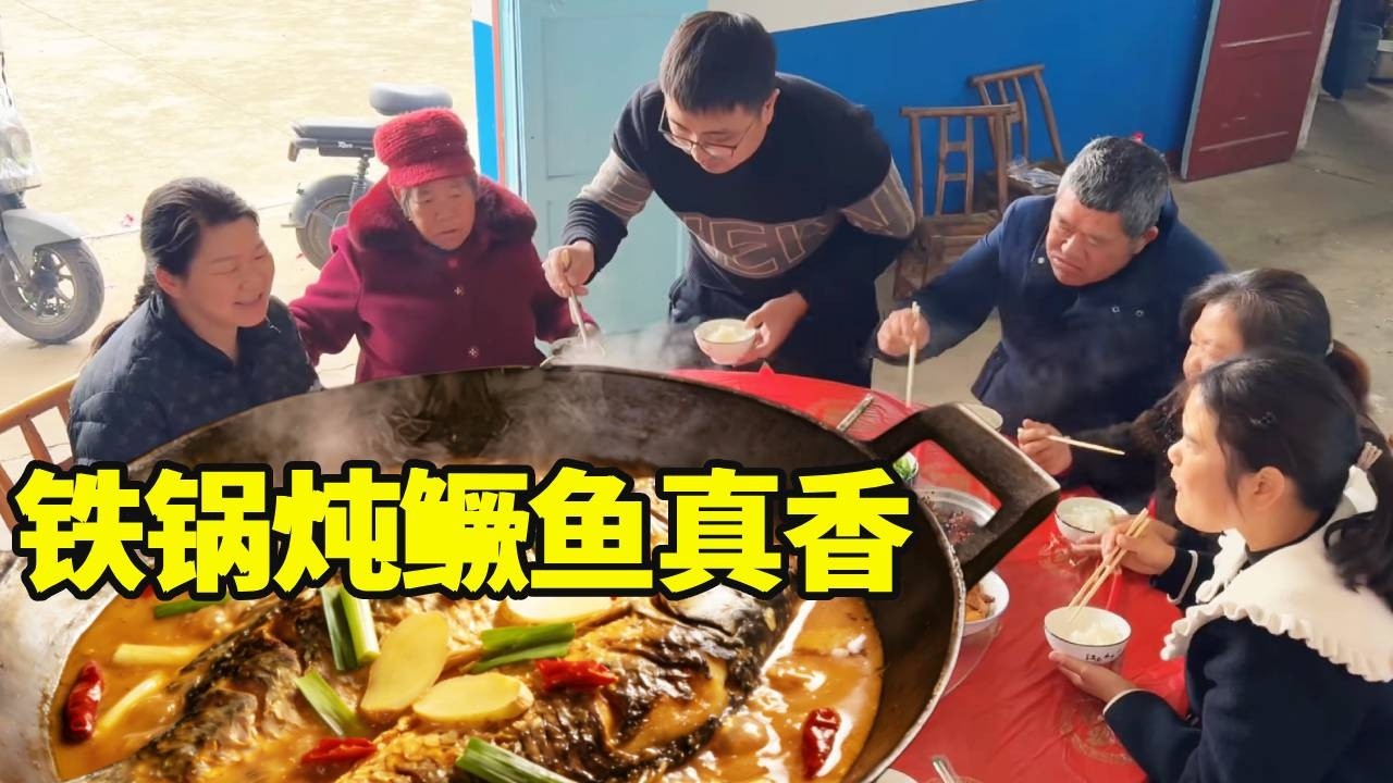 两年没干过的鱼塘鱼真不少，外婆就等着冬宝来抓鱼，抓几条鳜鱼炖着吃真香！【湘西冬宝】