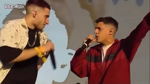 Wos y Acru Freestyle en Lollapalooza Argentina 2022