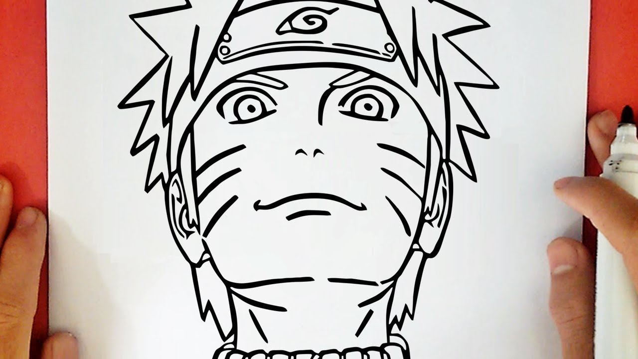 Como Desenhar o Naruto - Como dibujar naruto 