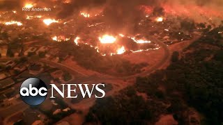 The carr fire is about 20 percent contained as massive winds continue
to fuel dangerous conditions those returning home arrive ash and
rubble.
