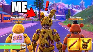I Pretended To Be FNAF Bosses In Fortnite!