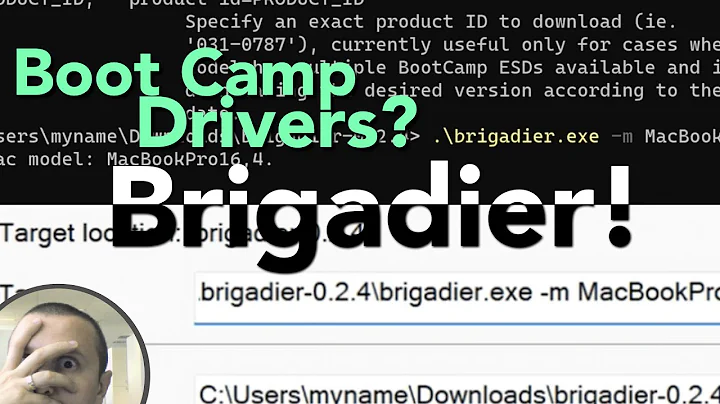 How to use Brigadier to Download Boot Camp Drivers