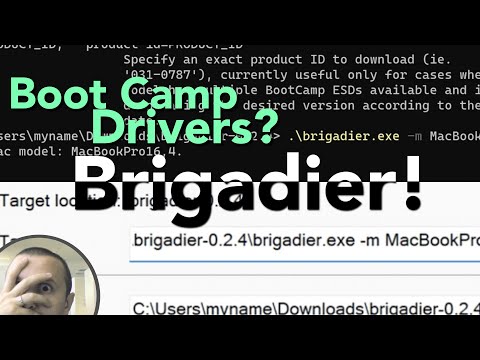 How to use Brigadier to Download Boot Camp Drivers | 4K 2023 Mới