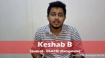 Python Training in Bangalore - Keshab - ZenRays Review
