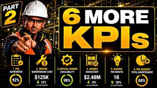 6 more KPIs of MAINTENANCE DEPARTMENT | Every Maintenance Engineer MUST Know