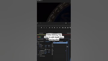 Use position, scale, & rotation keyframes to make a boring shot more dynamic #videoeditingtutorial