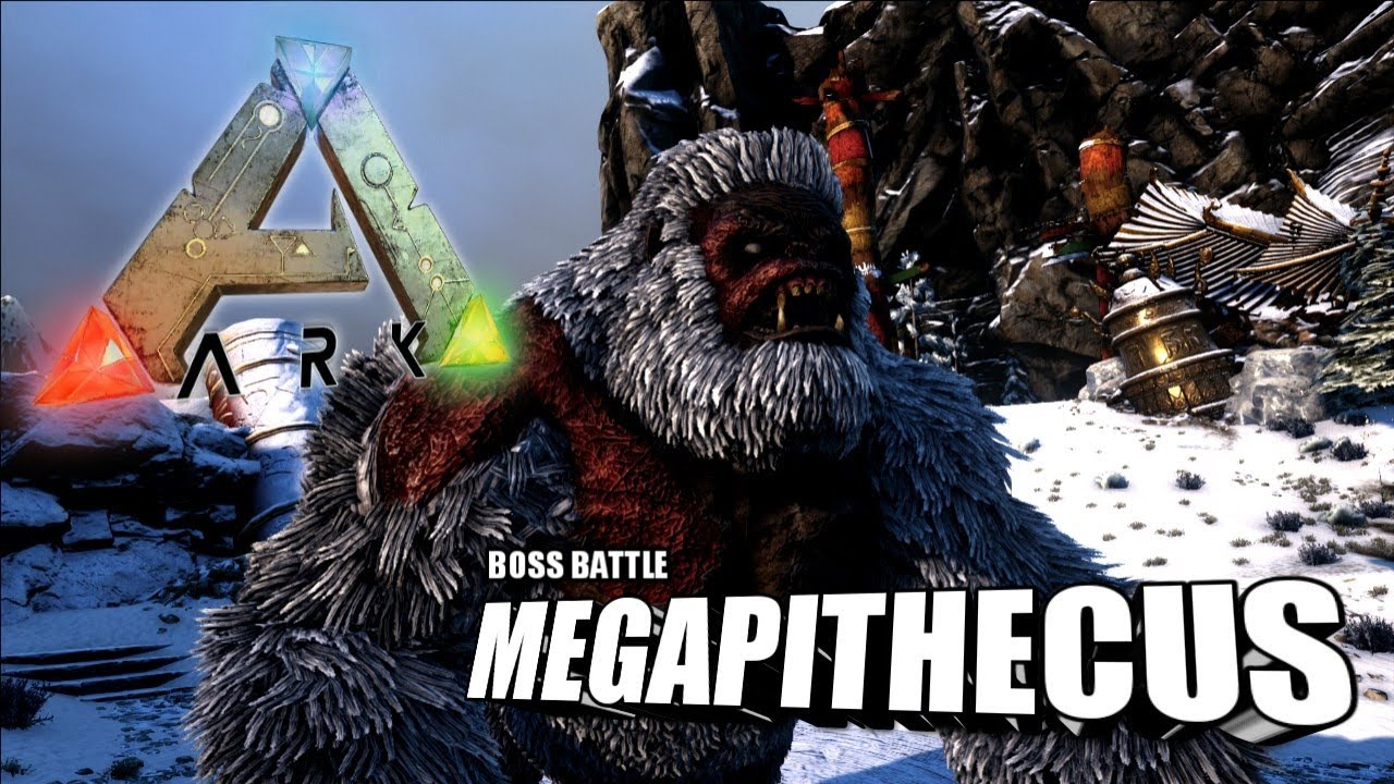 Fem Ubetydelig ar Megapithecus Boss Battle | Ark Survival Evolved | The Island - YouTube