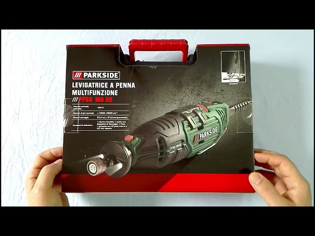 UNBOXING Levigatrice a penna Multifunzione PFBS 160 B2 Parkside by LIDL 