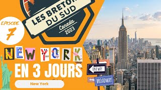 Vlog français New York en 3 jours Ep7 statue de la liberté top of the rock time square broadway