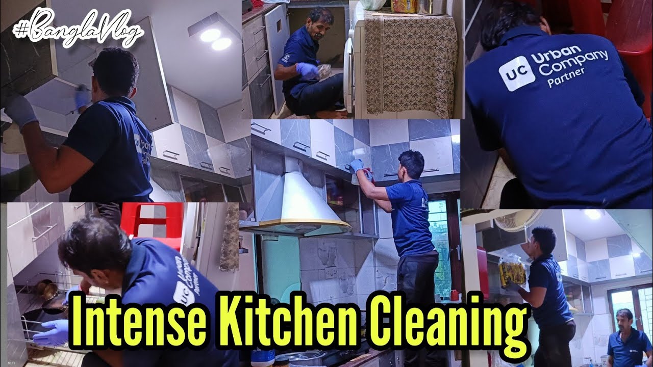 August 30, 2023 || Intense Kitchen Cleaning || Urban Company Experience || Bengali Vlog || 