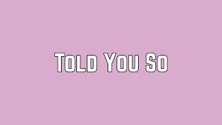 Video thumbnail of "Paramore - Told You So (Lyrics)"
