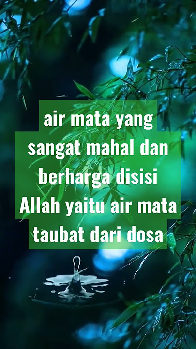 air mata taubat #shorts