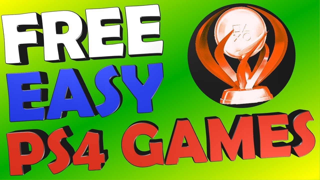 & EASY PS4 Trophy Games | 14 Free Games support - YouTube