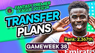 FPL GW38 TRANSFER PLANS | FINAL GAMEWEEK!!! 😮 | Fantasy Premier League Tips 2023/24 screenshot 2