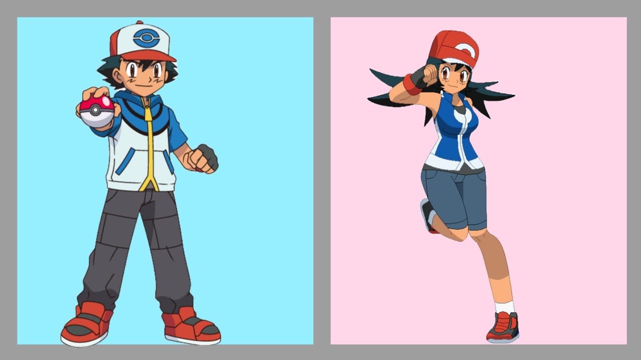 pokemon characters gender swap #edit #shorts #anime #pokemon #nomercy # genderswap - YouTube