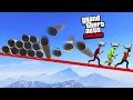 HIZLI KOŞARAK PARKUR YAPMAZSAN ÖLÜRSÜN !! - GTA 5 Online (FurkanYamanHD,Sesegel,Ümidi)