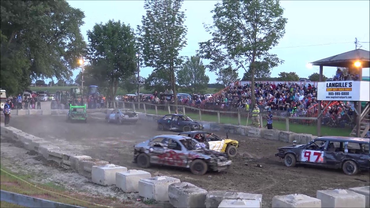 impact motorsports grand rapids michigan 2017 BLACKSTOCK FAIR DEMO DERBY STOCK MINI HEAT 1