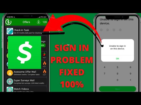 How to Fix Cash App Unable to Sign in On this Device|How to Login Cash App On Android phone|2022