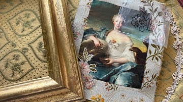 #whateverwednesday craft with me | EP 22 | Embroidered fabric art images PART 2