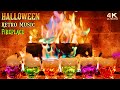 Retro Halloween Music Fireplace ~ 60&#39;s Halloween Party Surf Rock ~ Munsters / Wednesday Adams Vibe
