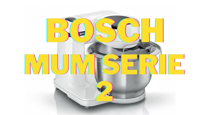 BOSCH MUM 5 - Unboxing - ENGLISH  BOSCH CreationLine Serie 4 MUM5XW40G  Stand Mixer – Champagne 